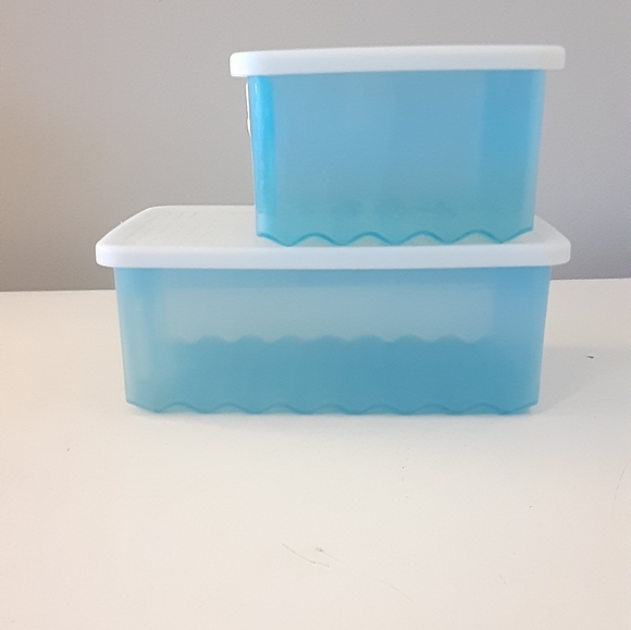 Tupperware fridgemate classic vegetable storage small and medium s/2 - Picture 3 of 4